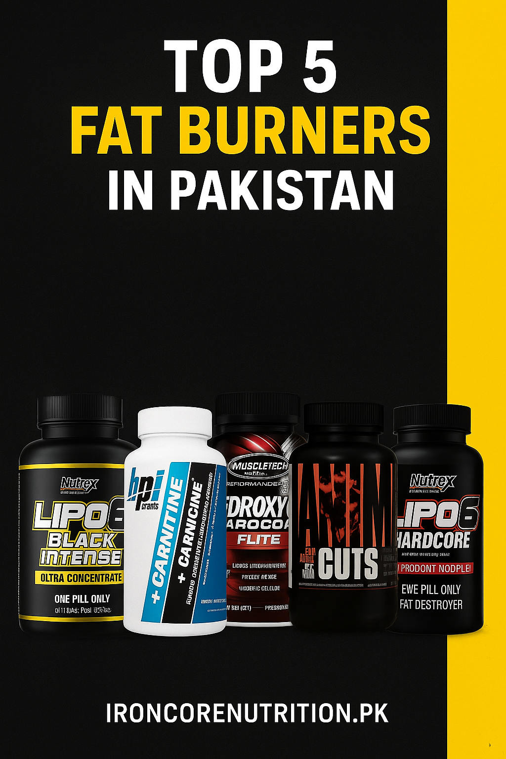 Top 5 Fat Burners in Pakistan – Best Picks for 2025