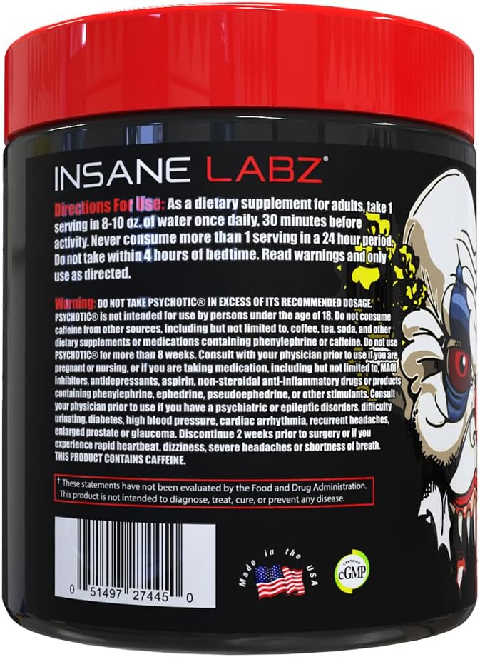 PSYCHOTIC RED | 60’s | INSANE LABZ
