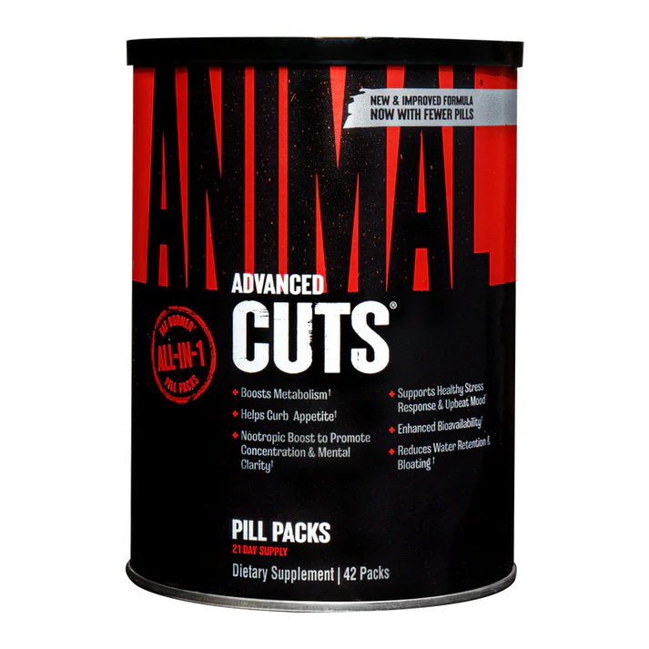 ANIMAL CUTS ( NEW PACKING ) | 42 PACKS | UNIVERSAL NUTRITION